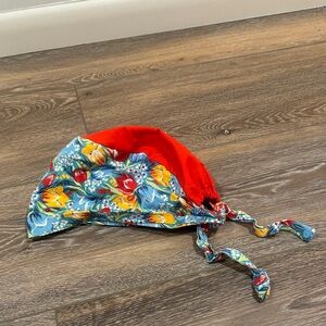 Tropical Floral Scrub Cap